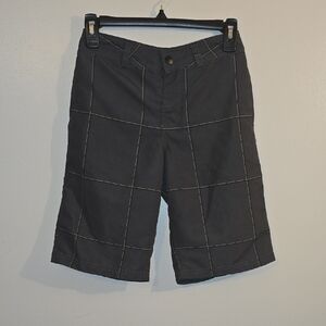 Tony Hawk Kids Dark Gray Grid Swim Trunks LOT-M